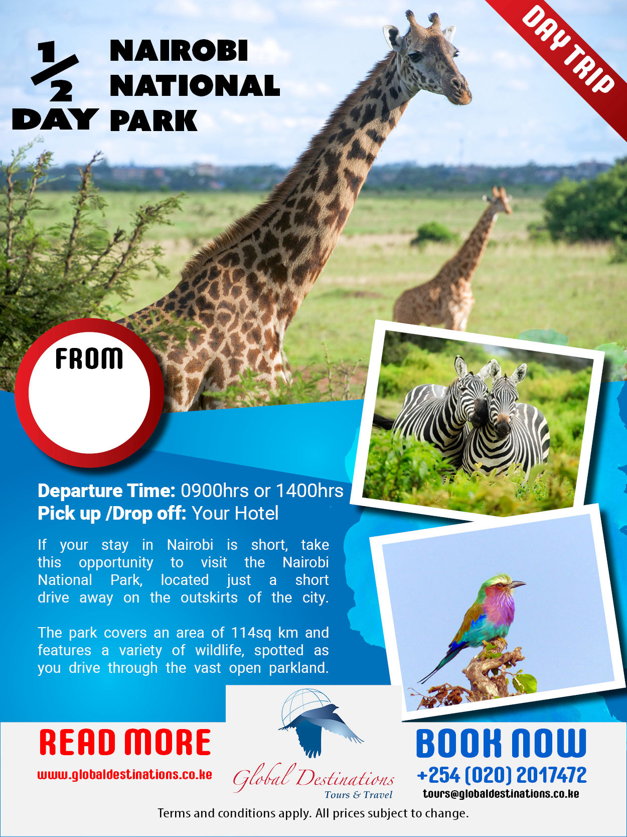 Half Day Nairobi National Park Package