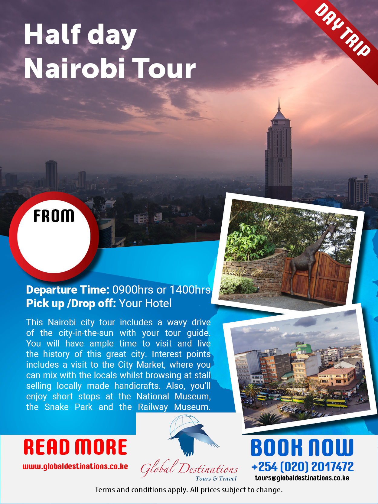 Half Day Nairobi Tour Package