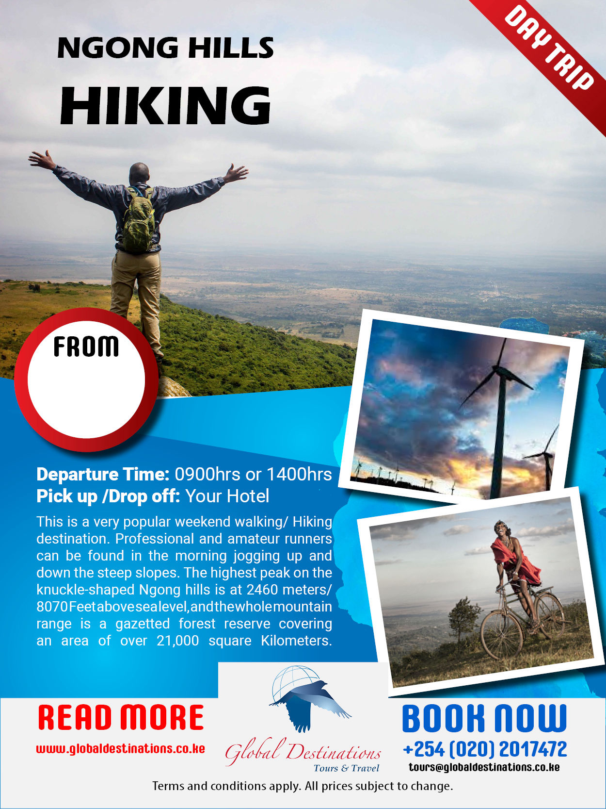 Half Day Nairobi Ngong Hills Hiking