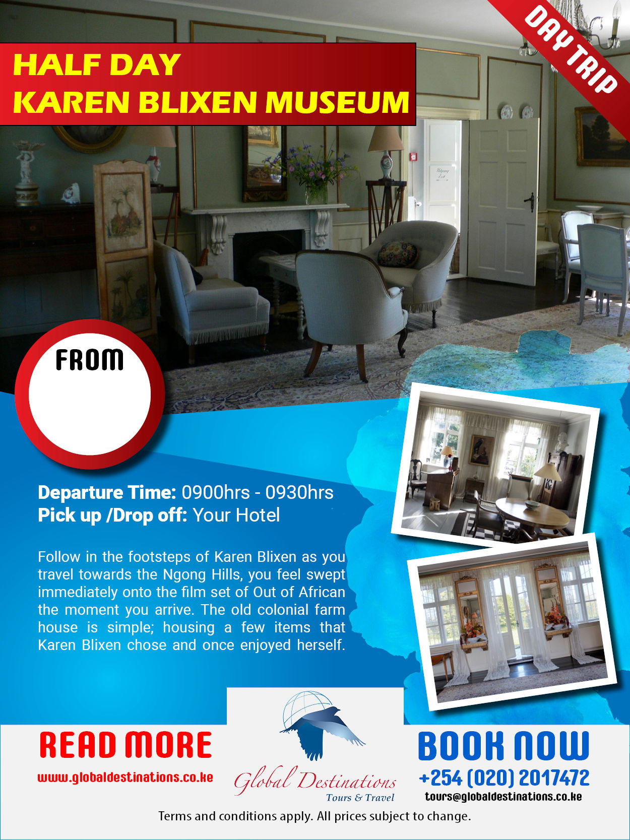 Half Day Karen Blixen Museum