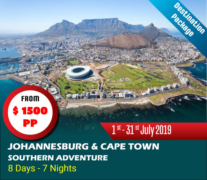Johannesburg & Capetown Holiday
